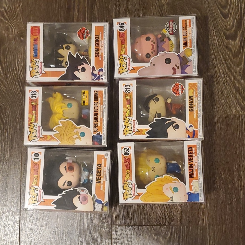 Dragonball Z Funko Pop Lot of 6 - Anime Pops